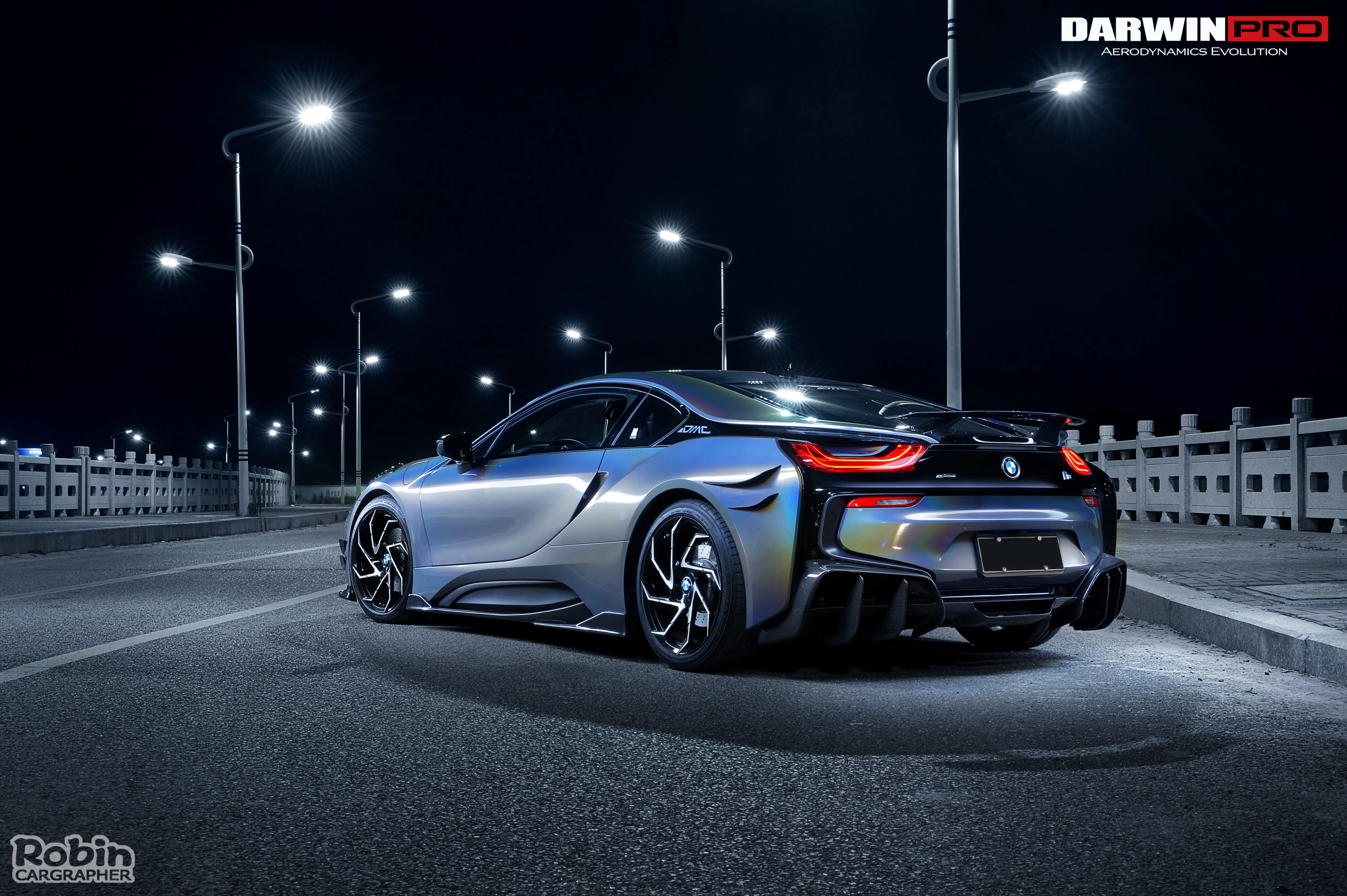 2014-2018 BMW i8 BZK Carbon Fiber Side Skirts