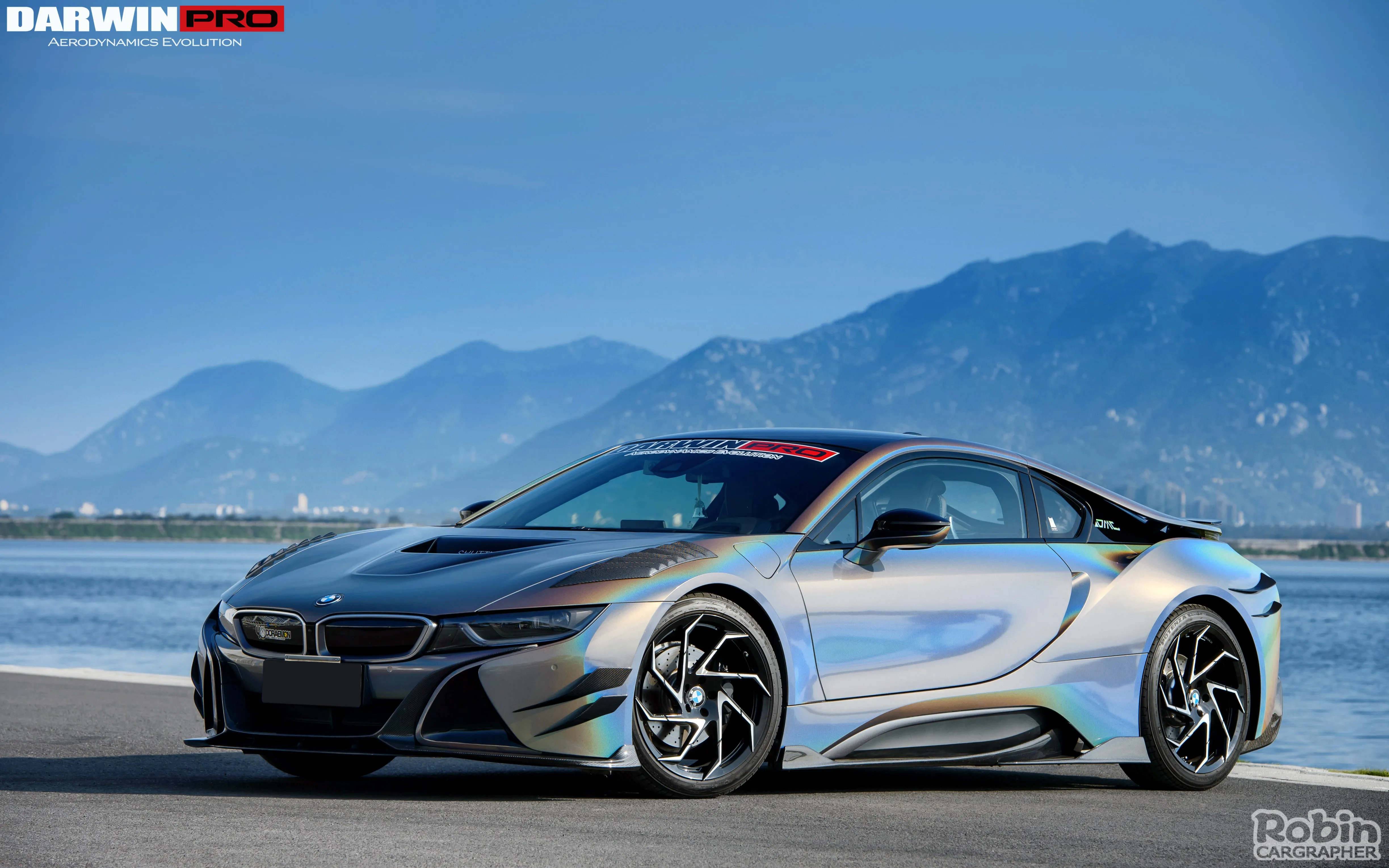 2014-2018 BMW i8 BZK Carbon Fiber Side Skirts