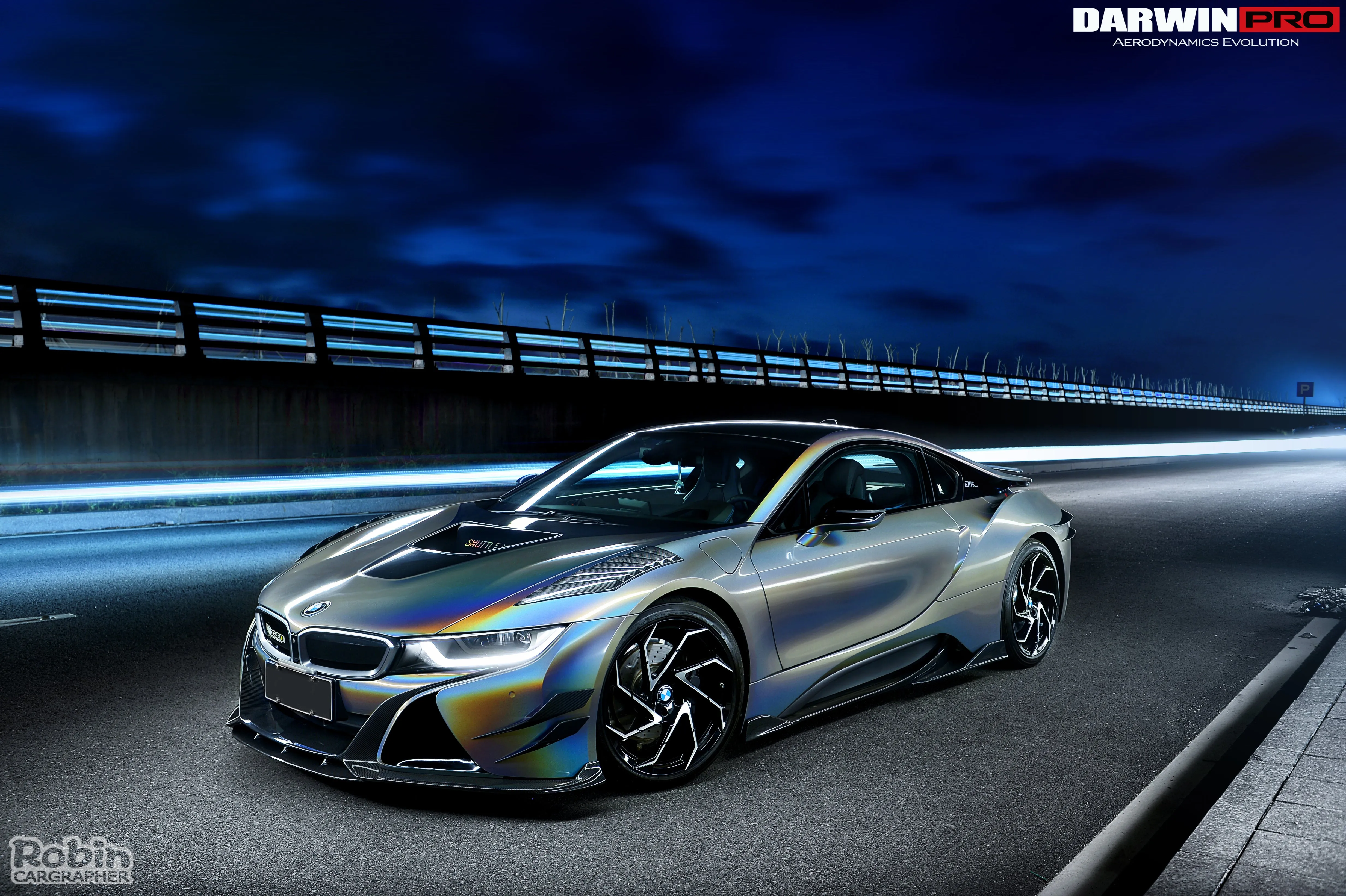 2014-2018 BMW i8 BZK Carbon Fiber Side Skirts