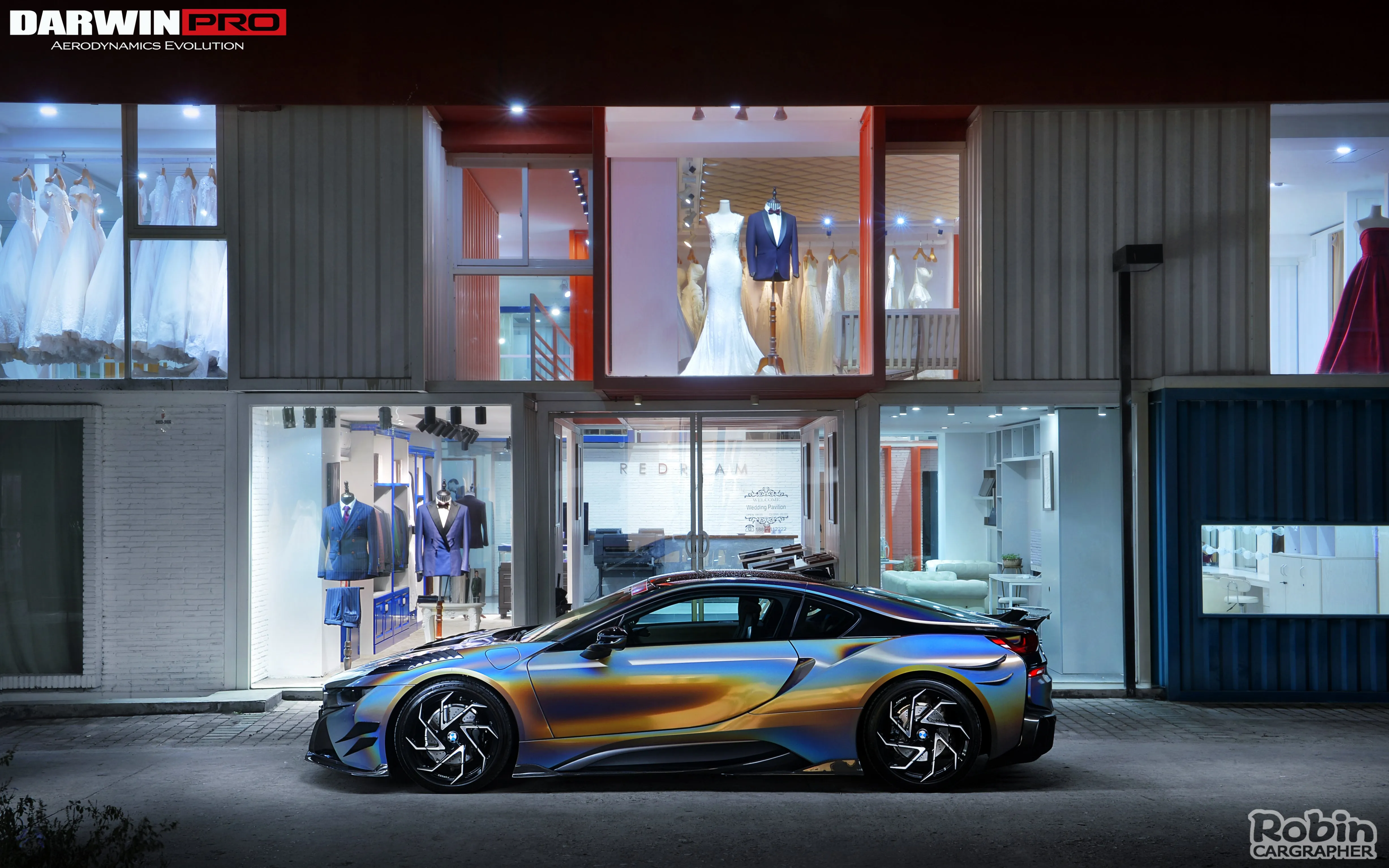 2014-2018 BMW i8 BZK Carbon Fiber Side Skirts
