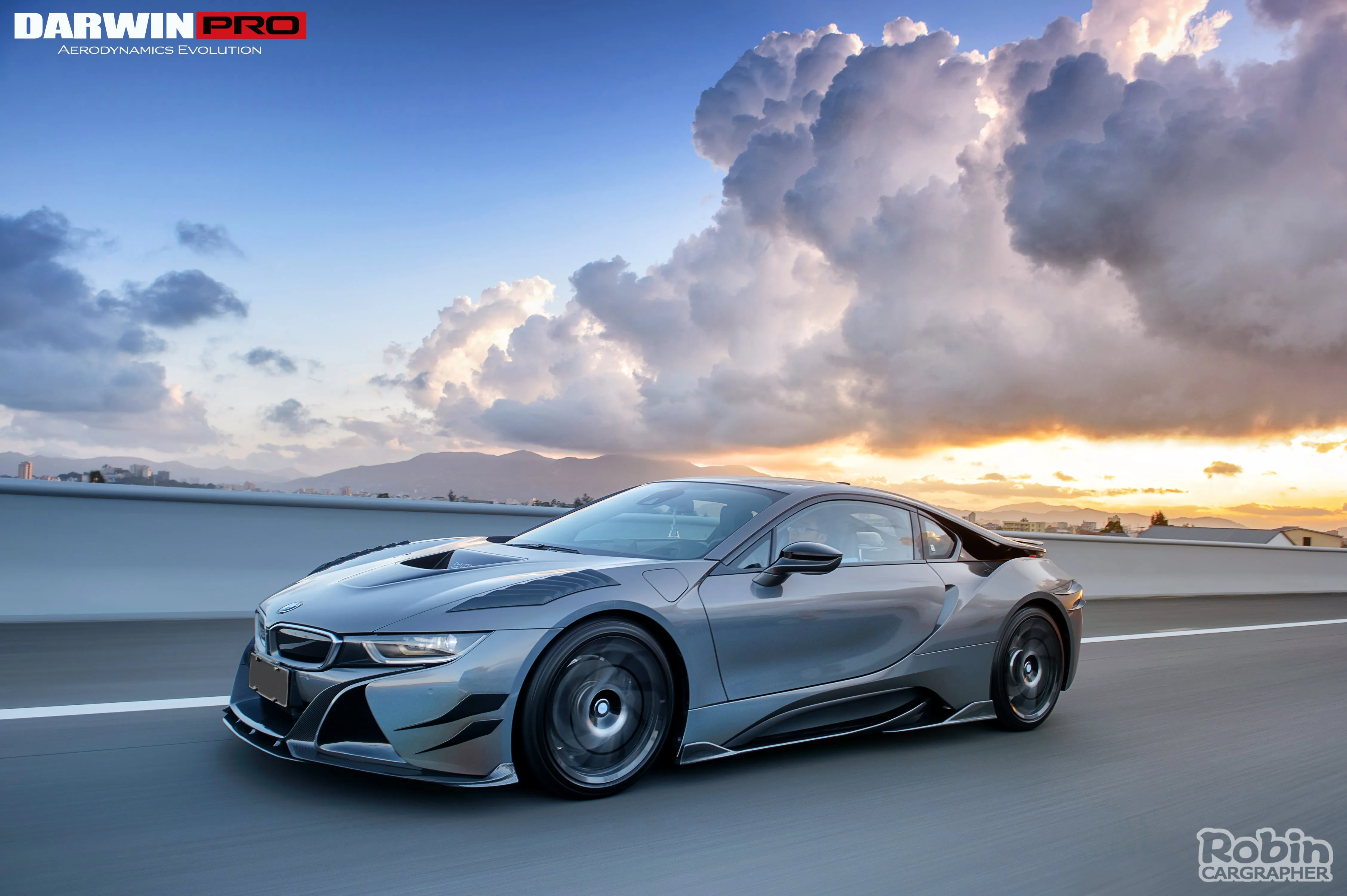 2014-2018 BMW i8 BZK Carbon Fiber Side Skirts