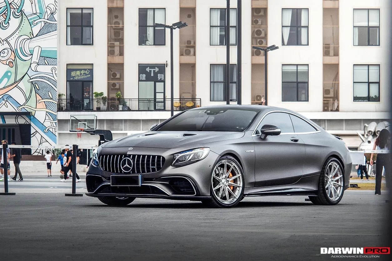 2014-2021 Mercedes Benz C217 S63/S65 AMG Coupe BKSS Style Carbon Fiber Side Skirts