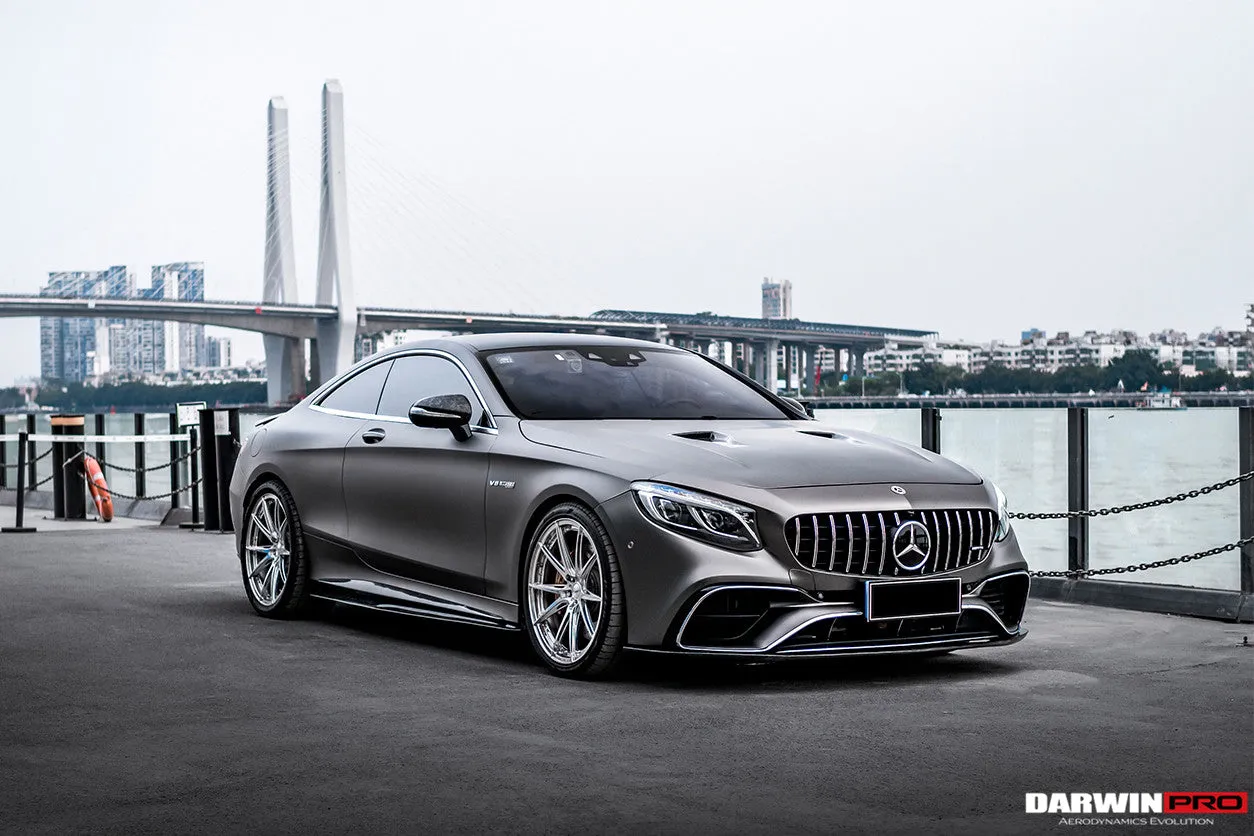 2014-2021 Mercedes Benz C217 S63/S65 AMG Coupe BKSS Style Carbon Fiber Side Skirts