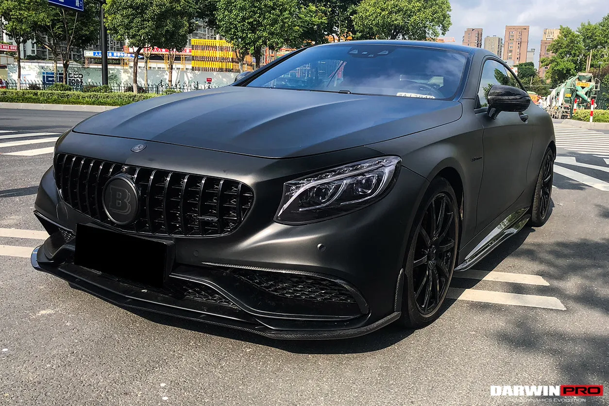 2014-2021 Mercedes Benz C217 S63/S65 AMG Coupe BKSS Style Carbon Fiber Side Skirts