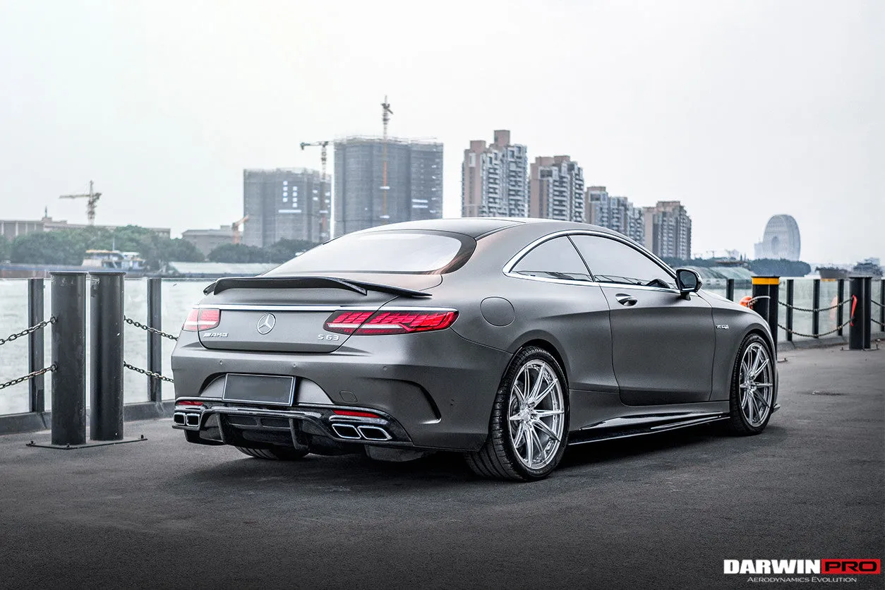2014-2021 Mercedes Benz C217 S63/S65 AMG Coupe BKSS Style Carbon Fiber Side Skirts