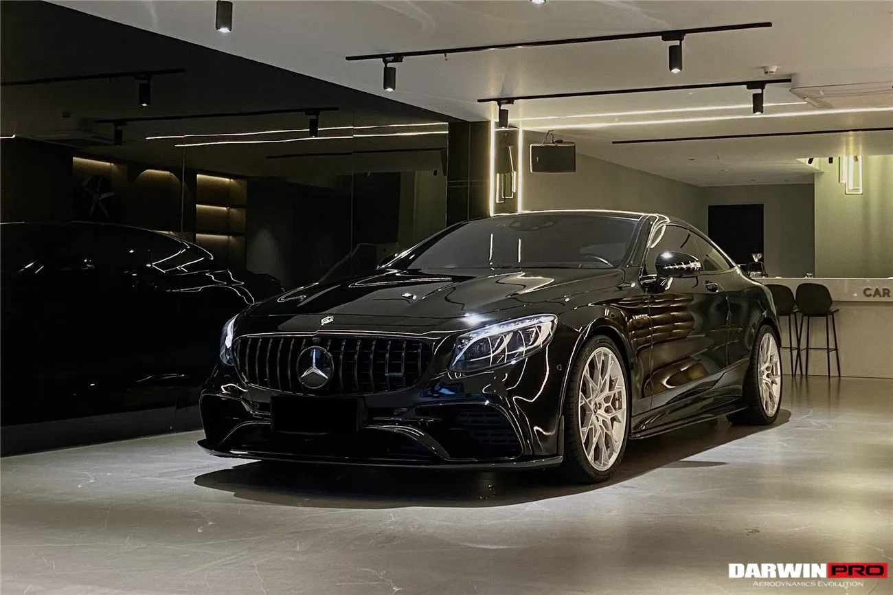 2014-2021 Mercedes Benz C217 S63/S65 AMG Coupe BKSS Style Carbon Fiber Side Skirts