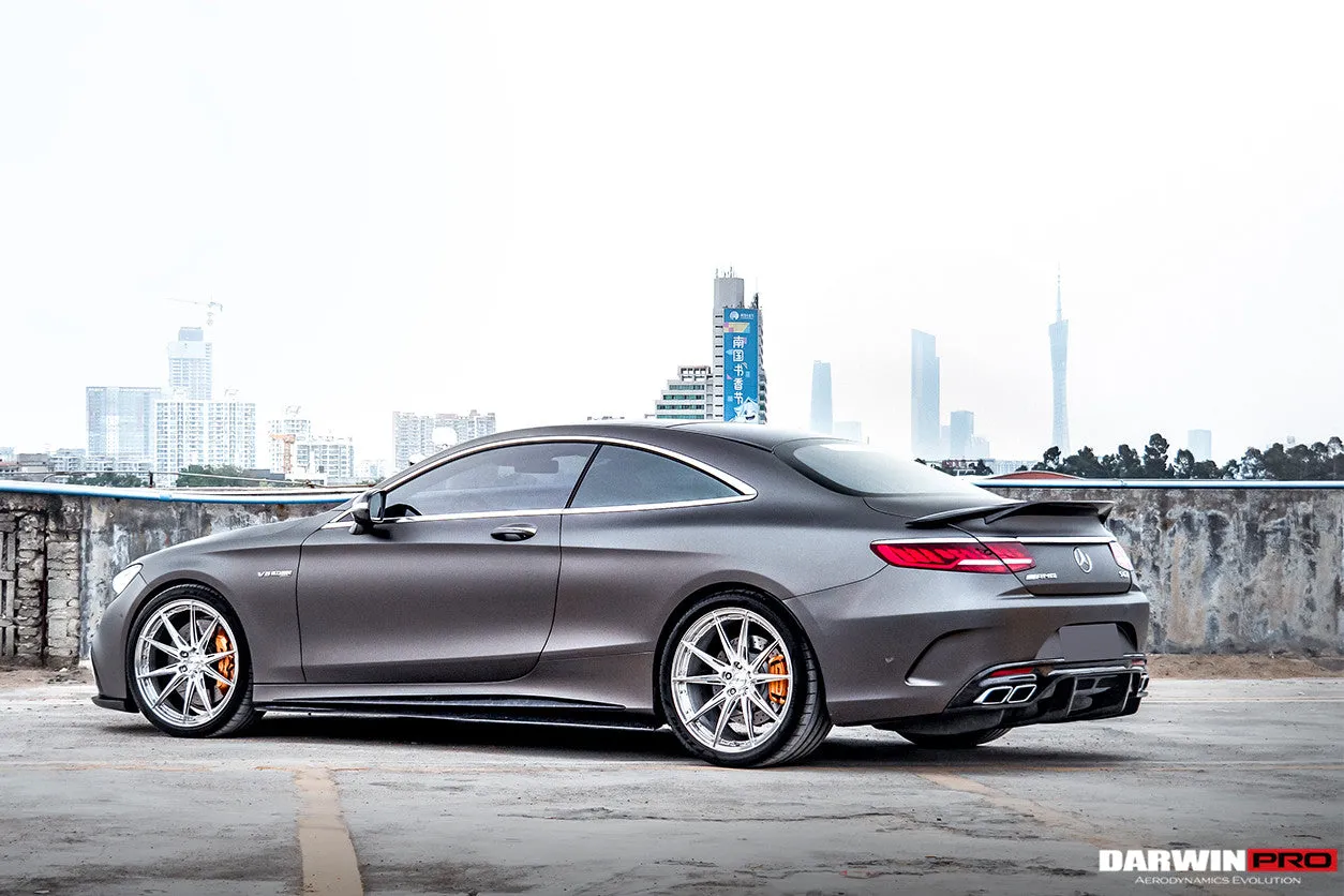 2014-2021 Mercedes Benz C217 S63/S65 AMG Coupe BKSS Style Carbon Fiber Side Skirts