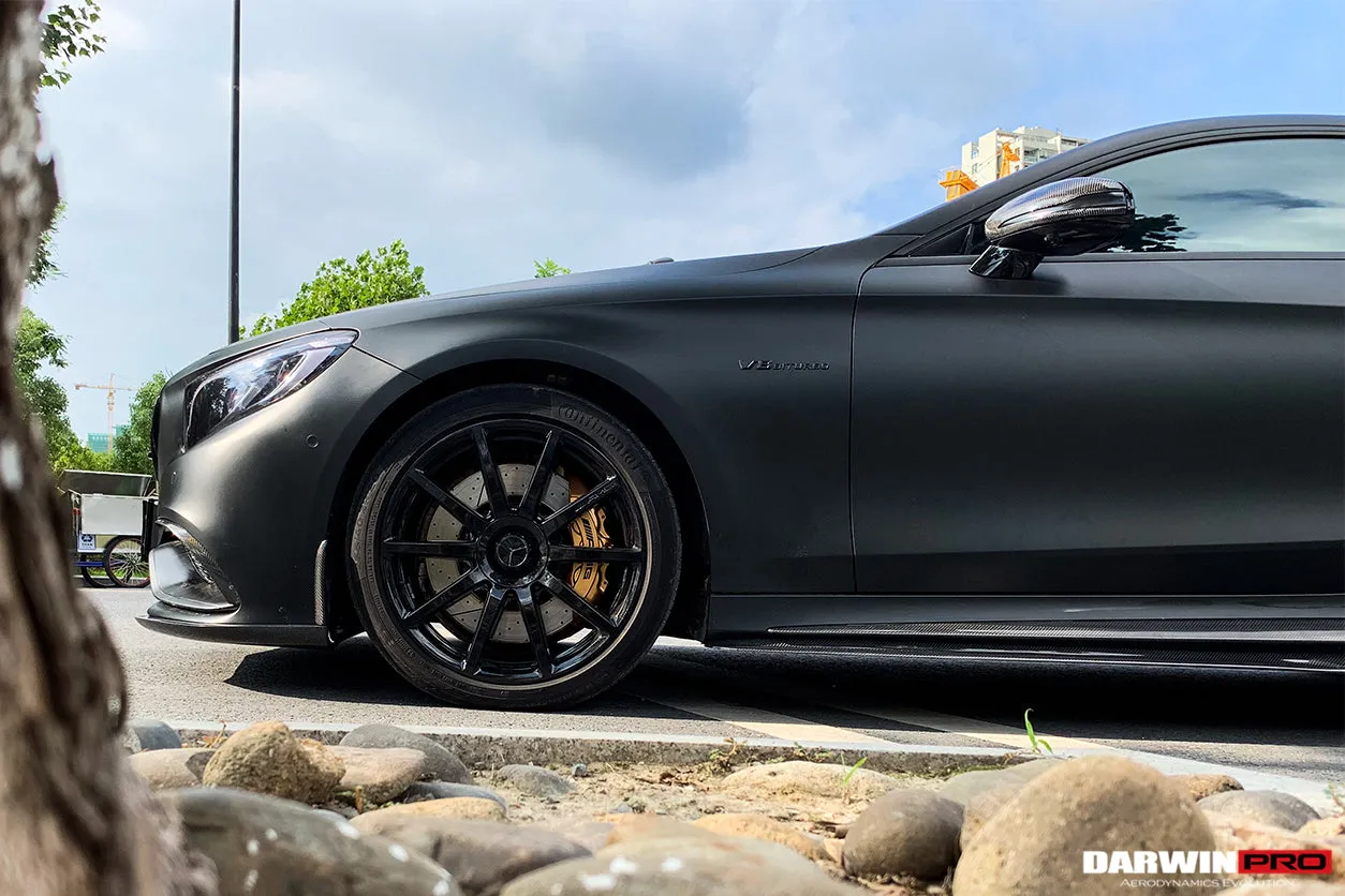 2014-2021 Mercedes Benz C217 S63/S65 AMG Coupe BKSS Style Carbon Fiber Side Skirts