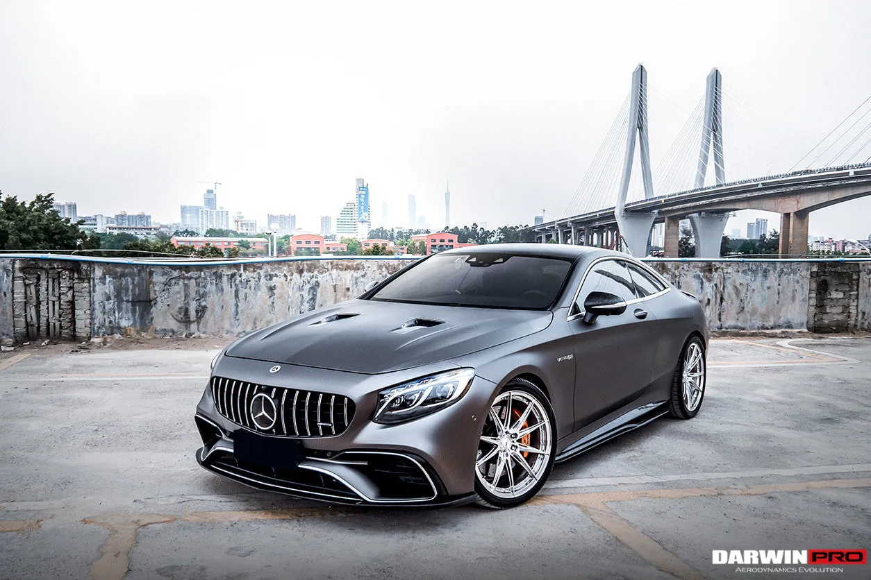 2014-2021 Mercedes Benz C217 S63/S65 AMG Coupe BKSS Style Carbon Fiber Side Skirts