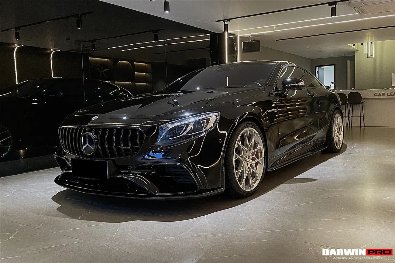 2014-2021 Mercedes Benz C217 S63/S65 AMG Coupe BKSS Style Carbon Fiber Side Skirts