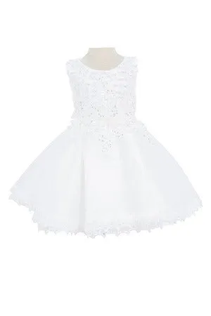 3D Floral Soft Tulle Toddler Girl Dress – A Delicate Fairytale Look