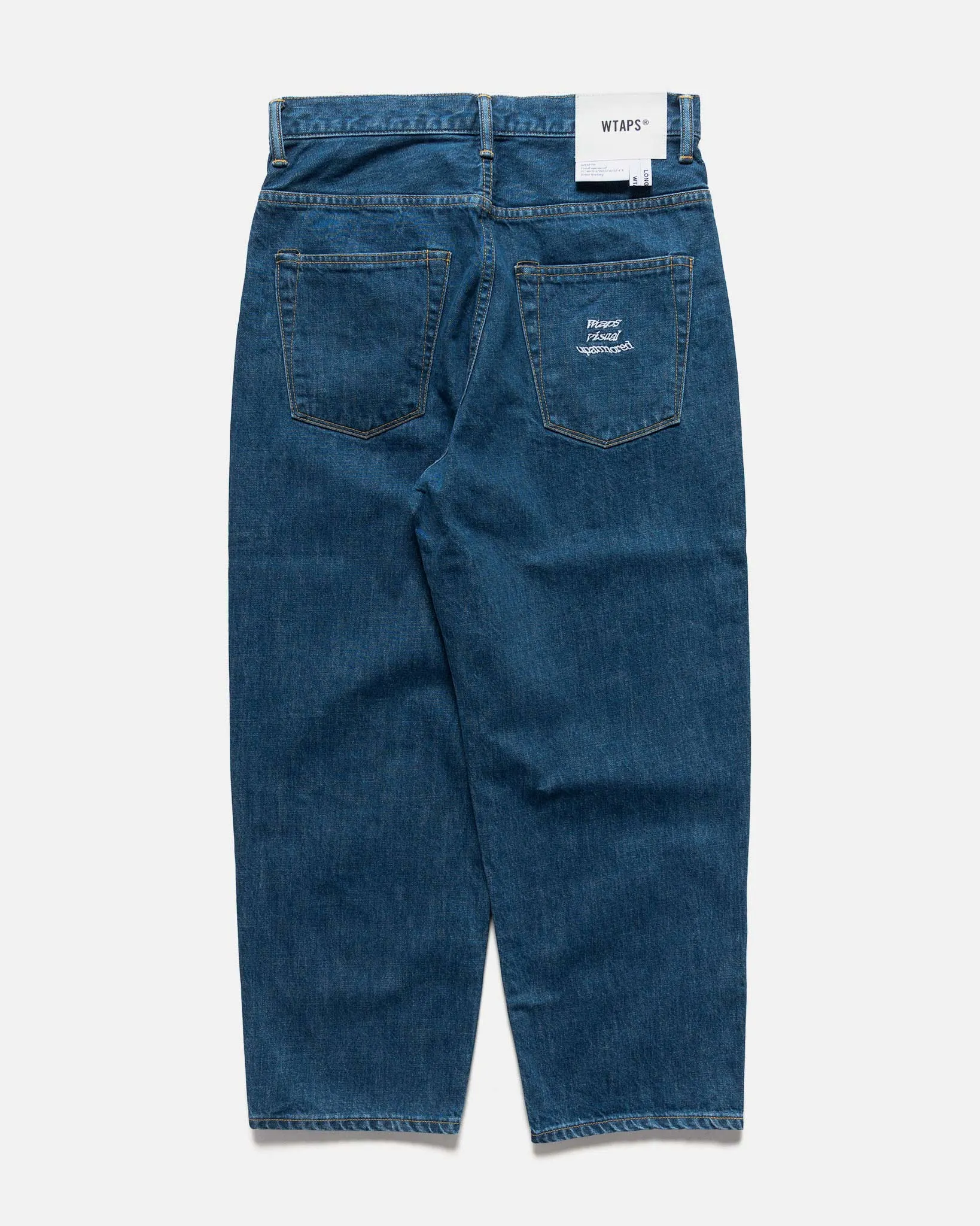 Blues Straight / Trousers / Cotton. Denim Indigo