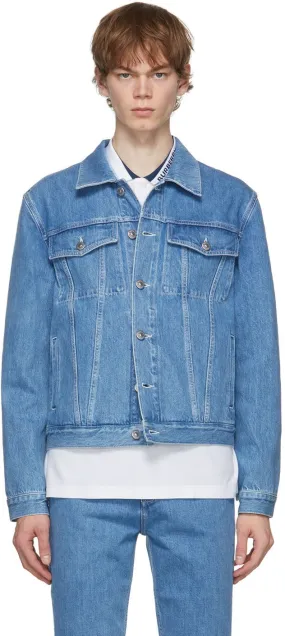 Burberry Blue Denim Satchwell Jacket
