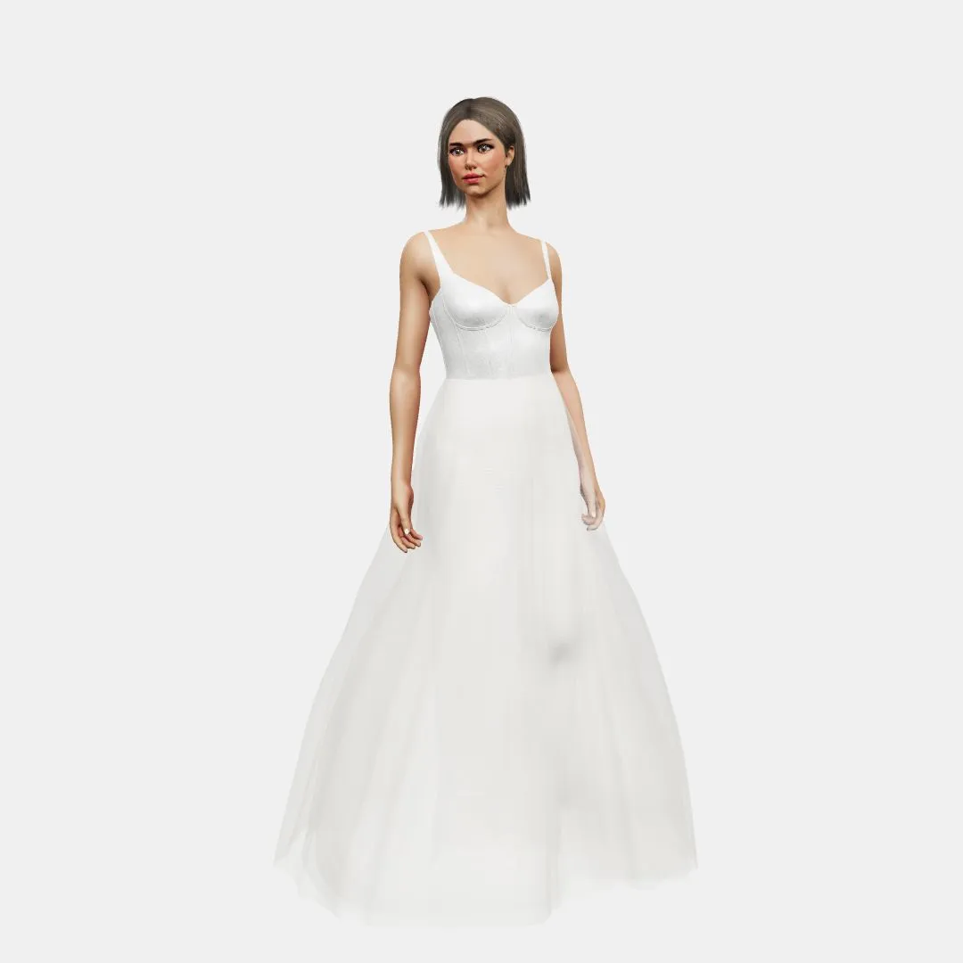 Corset   A-line tulle