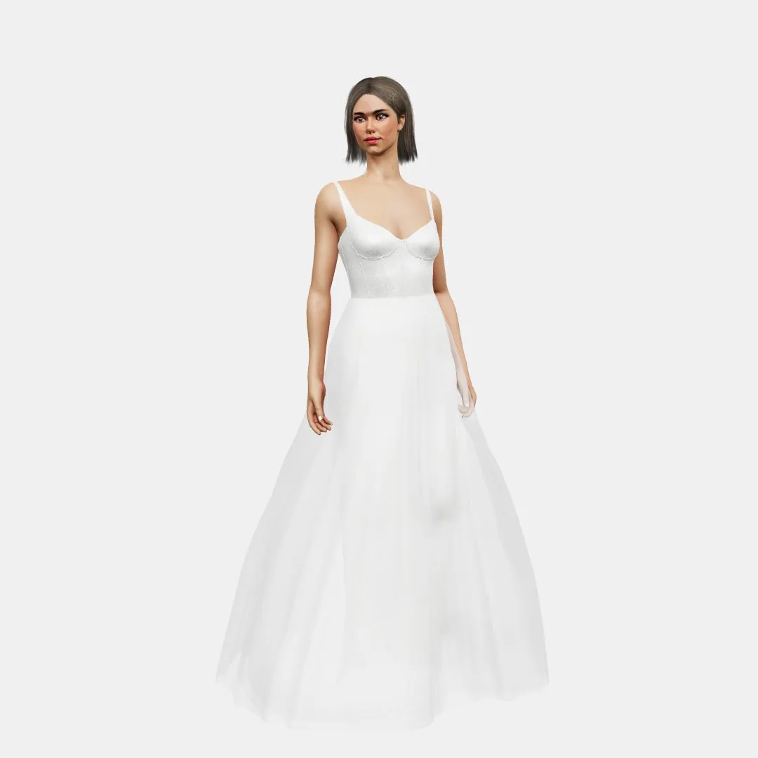 Corset   A-line tulle