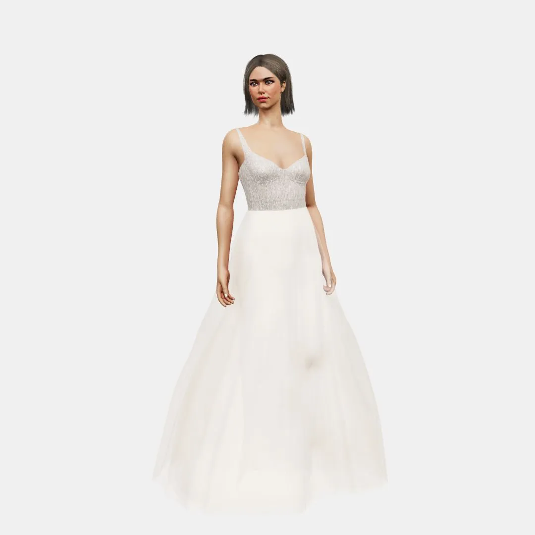 Corset   A-line tulle