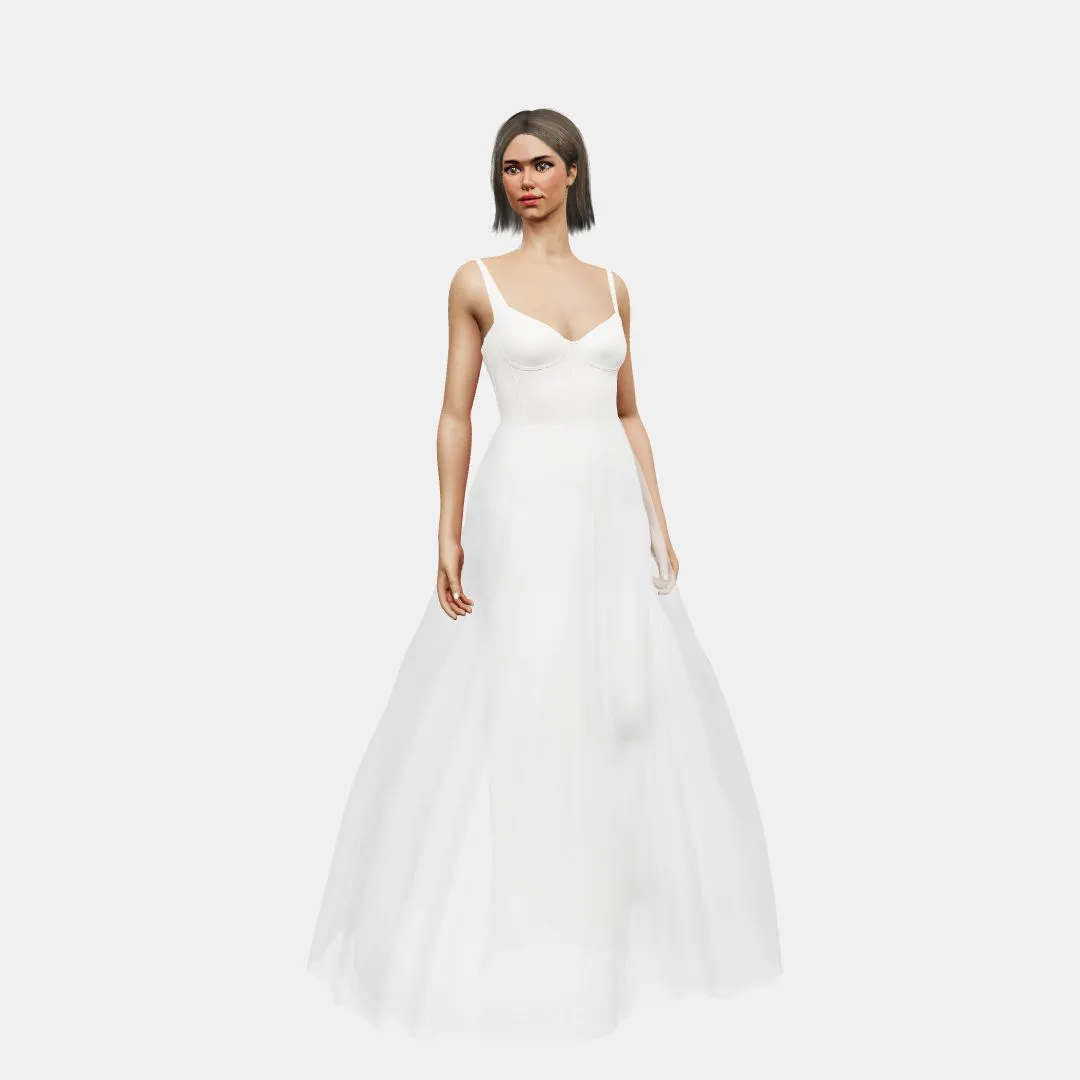 Corset   A-line tulle