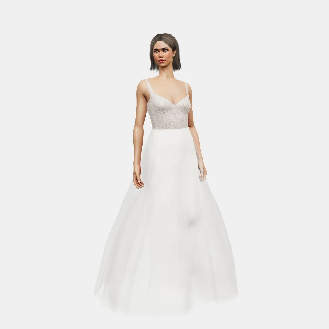 Corset   A-line tulle
