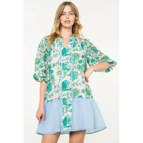 Deborah Floral Print Dress