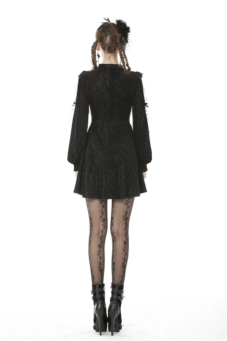 Dreamy princess lace sexy see-through square neck dress DW505