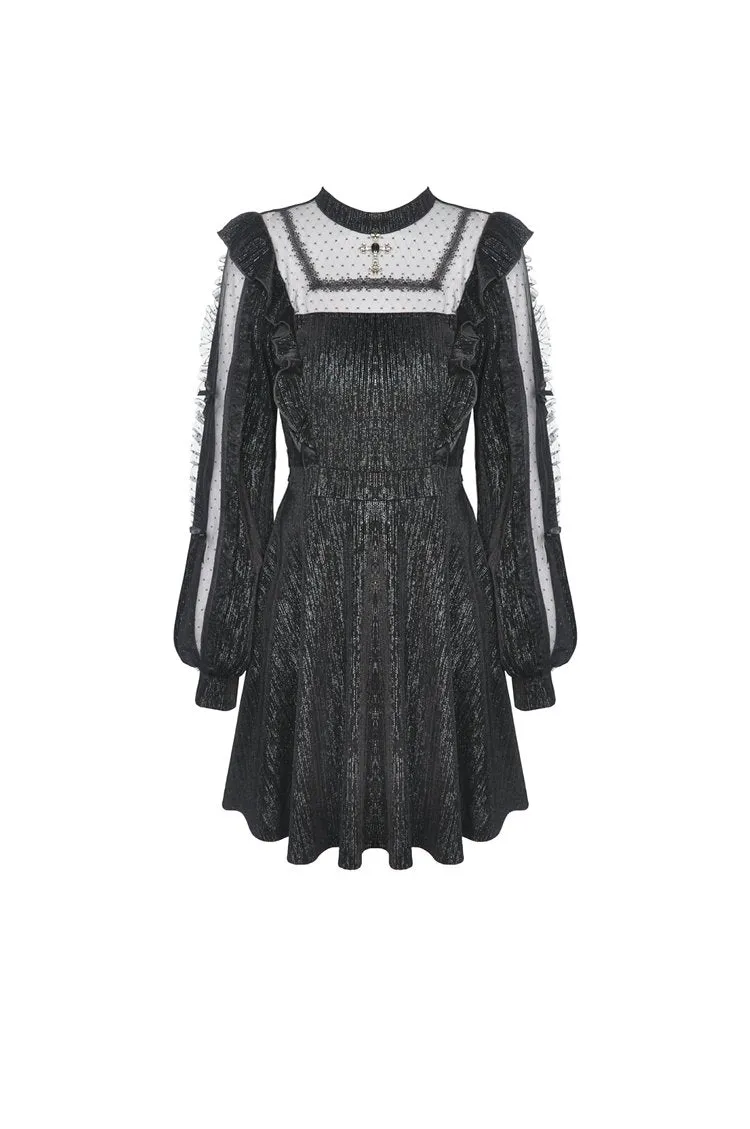Dreamy princess lace sexy see-through square neck dress DW505