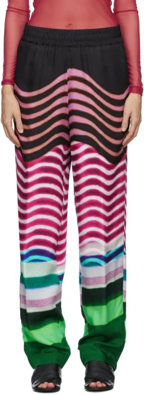 Dries Van Noten Multicolor Len Lye Edition Print Trousers
