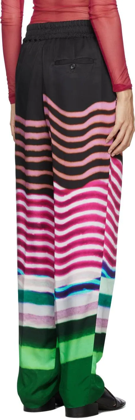Dries Van Noten Multicolor Len Lye Edition Print Trousers