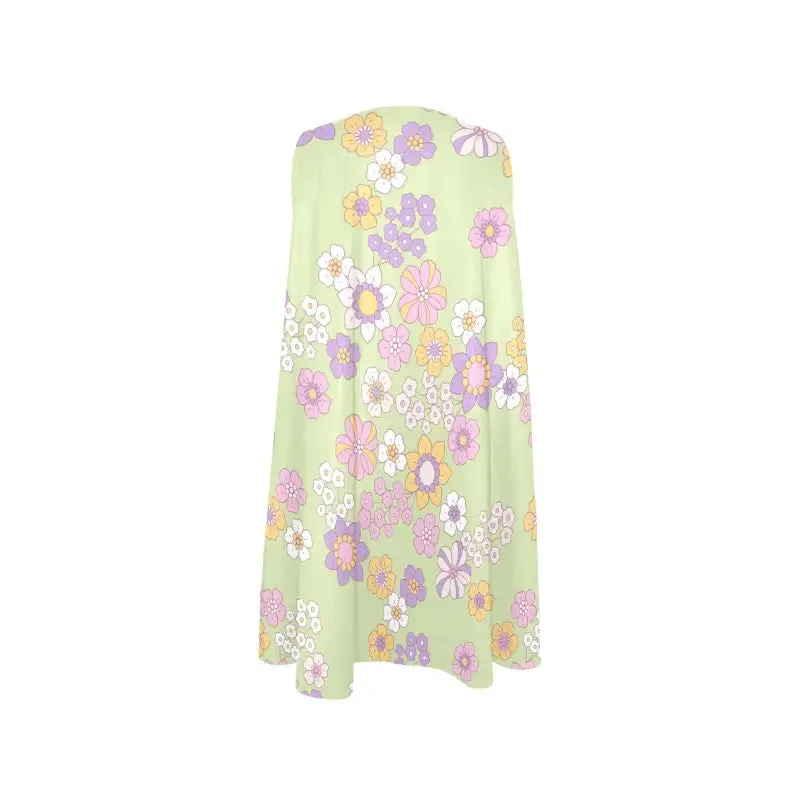 Get Your Groove On in the Most Fun Retro Floral Mini Dress Ever