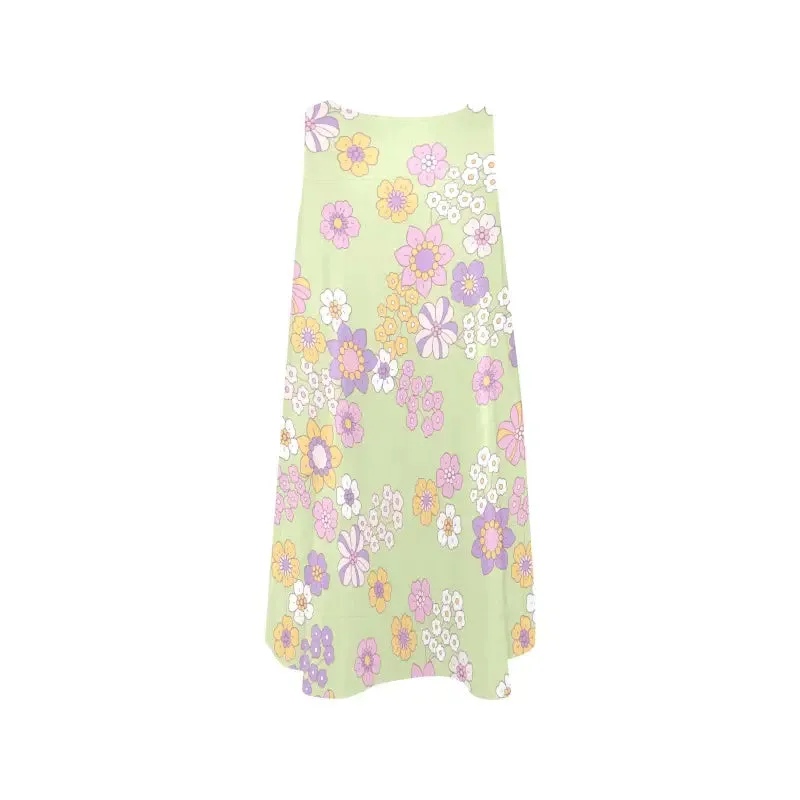 Get Your Groove On in the Most Fun Retro Floral Mini Dress Ever