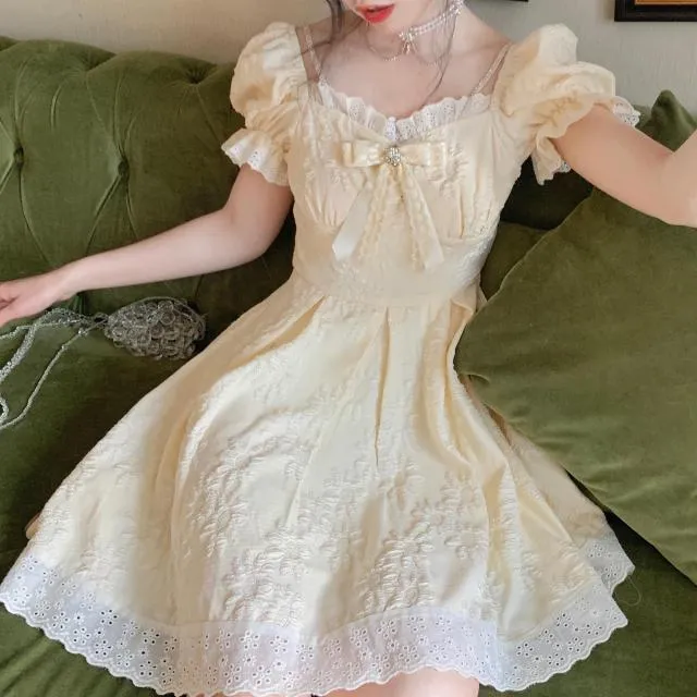 Kawaii Vintage Lace Princess Fairy Dress