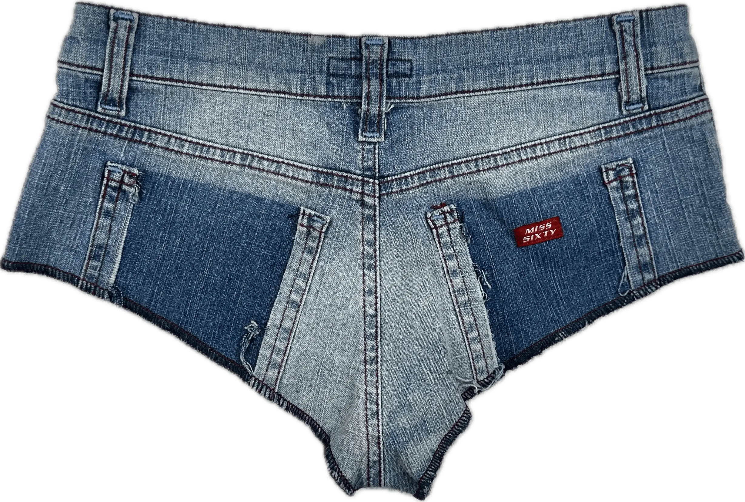 Miss Sixty Italian Denim Micro Shorts- Size XS