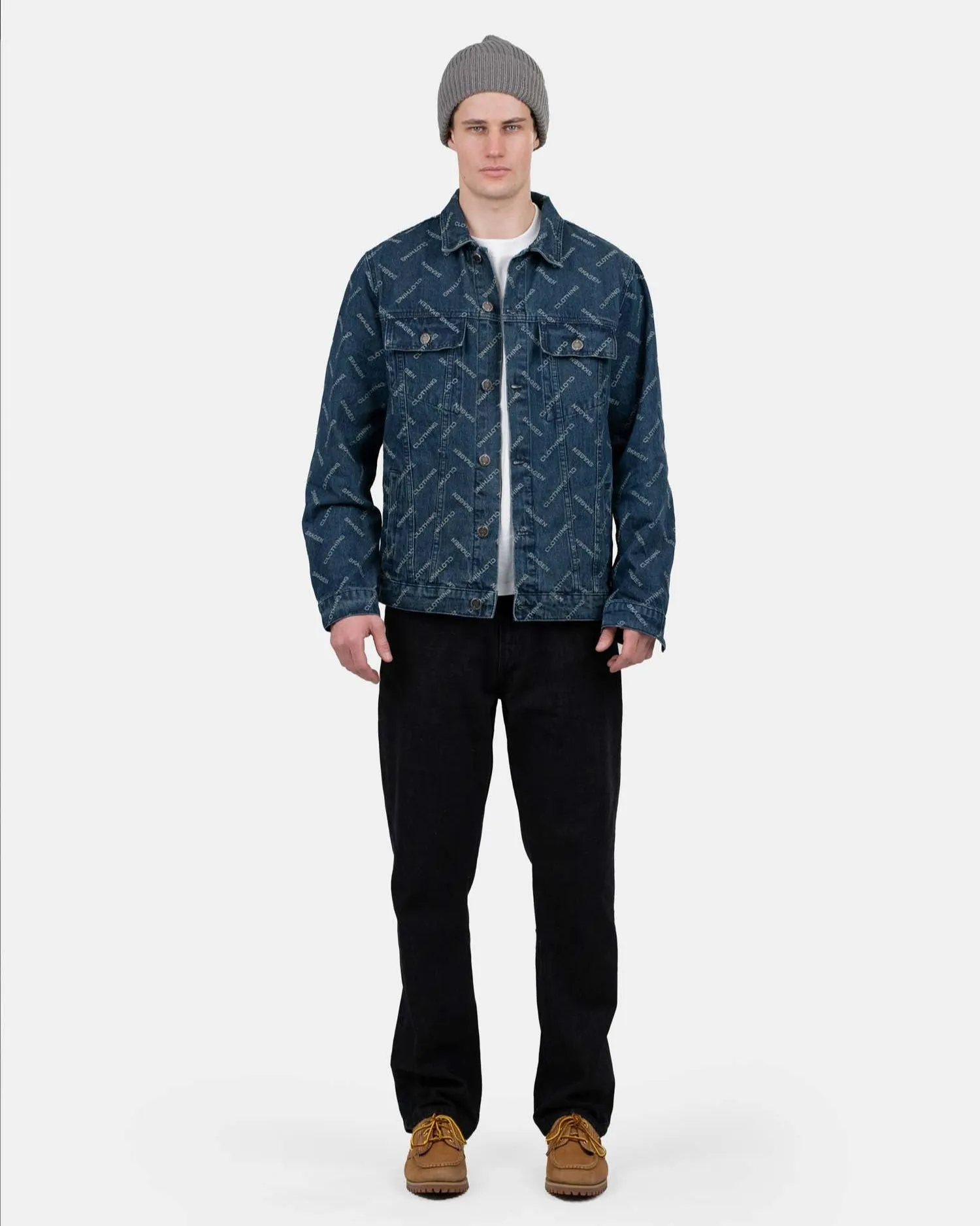 Monogram Denim Jacket Indigo