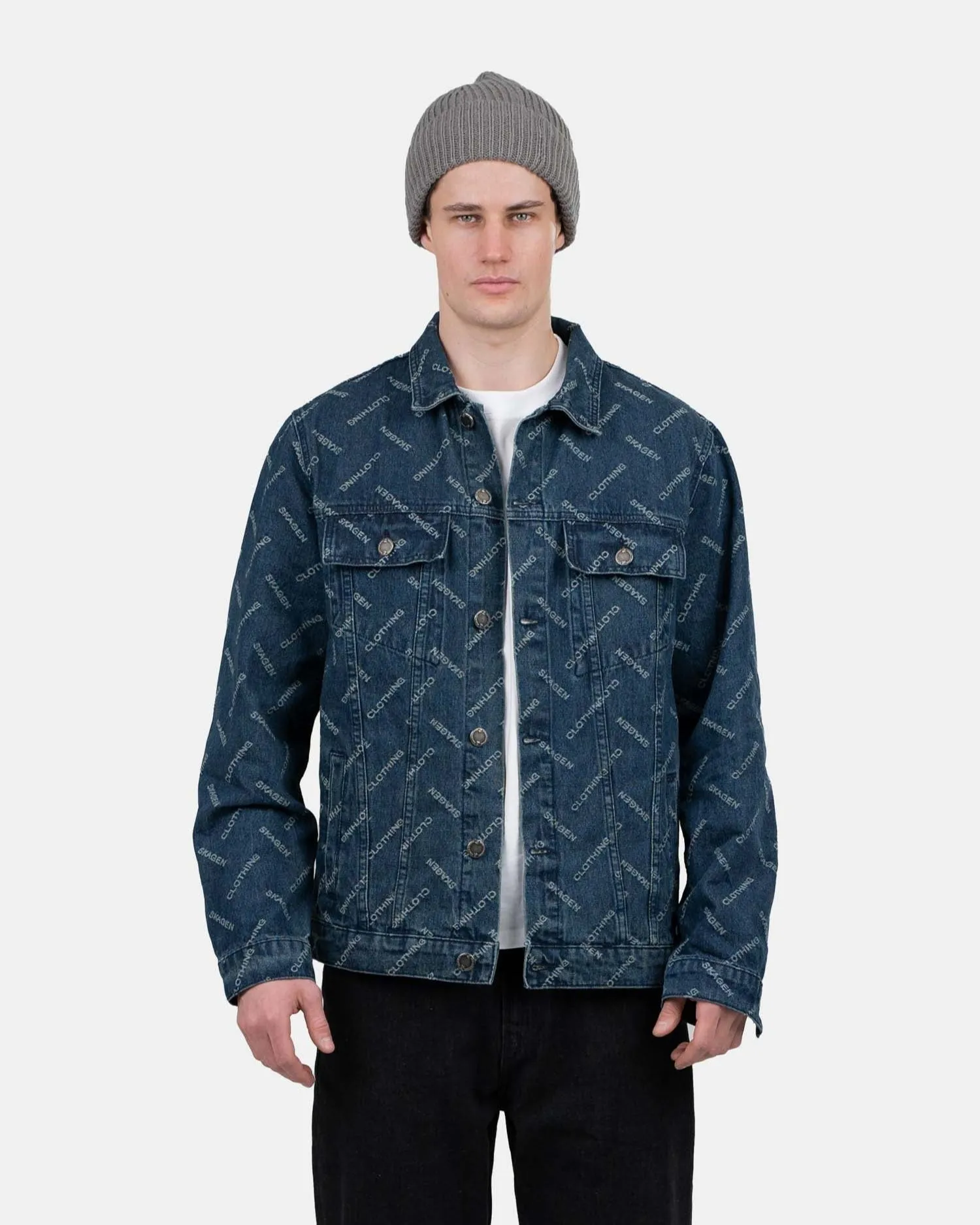 Monogram Denim Jacket Indigo
