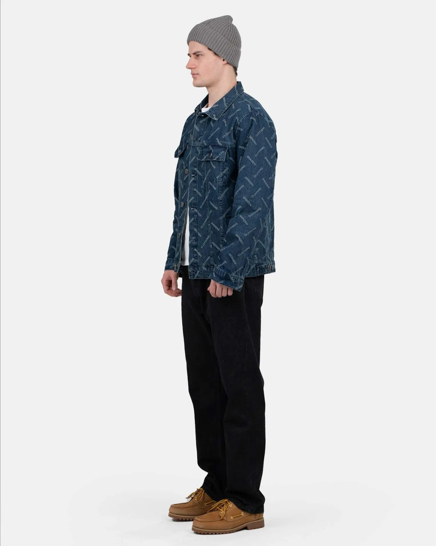 Monogram Denim Jacket Indigo