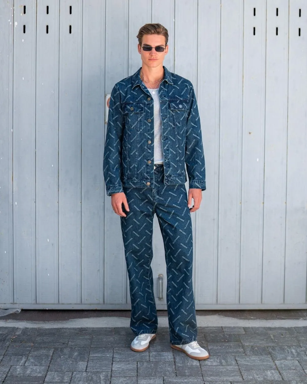 Monogram Denim Jacket Indigo