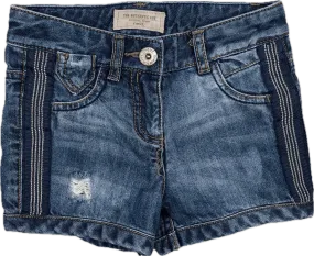 Next Girts Distressed Denim Shorts - Size 4Y
