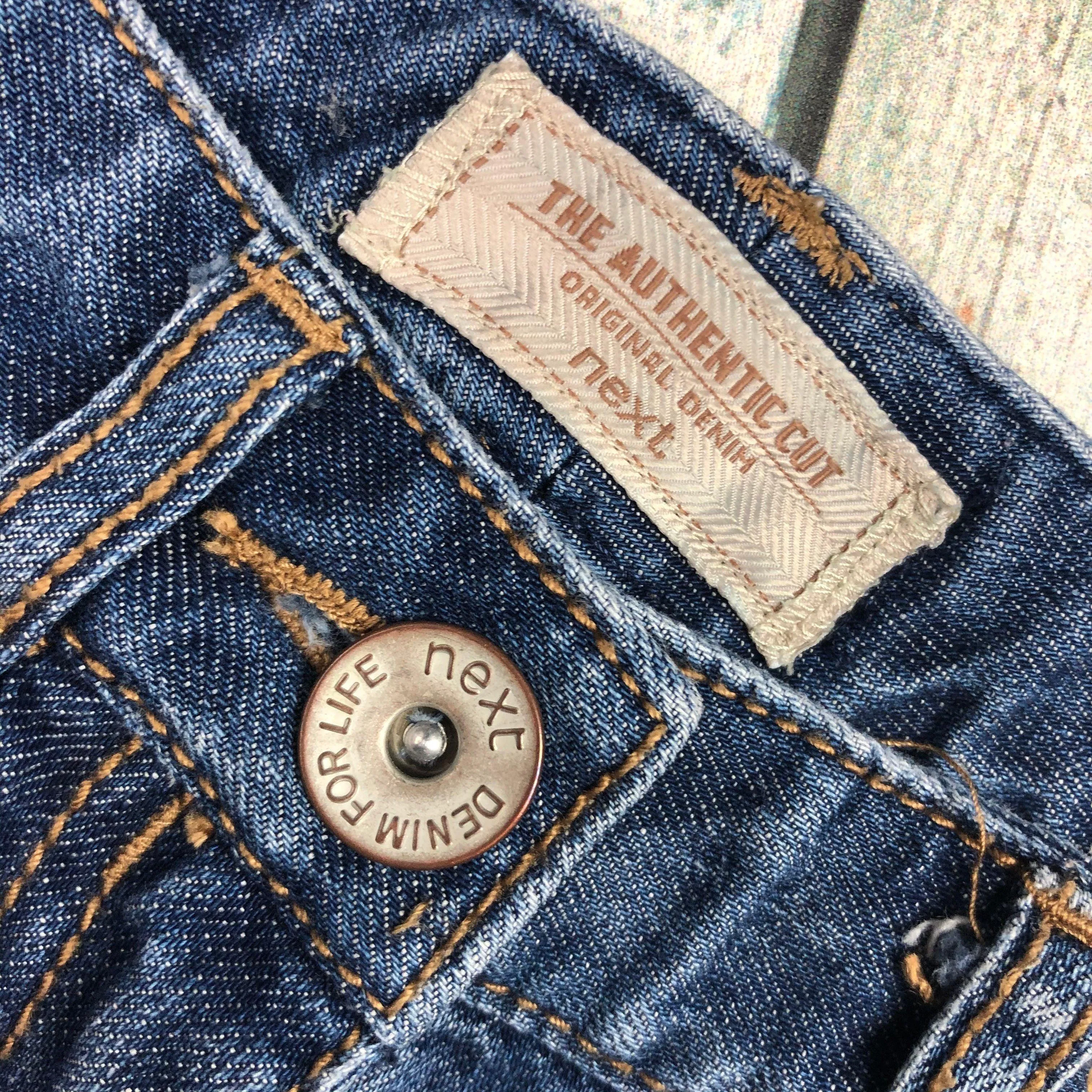 Next Girts Distressed Denim Shorts - Size 4Y