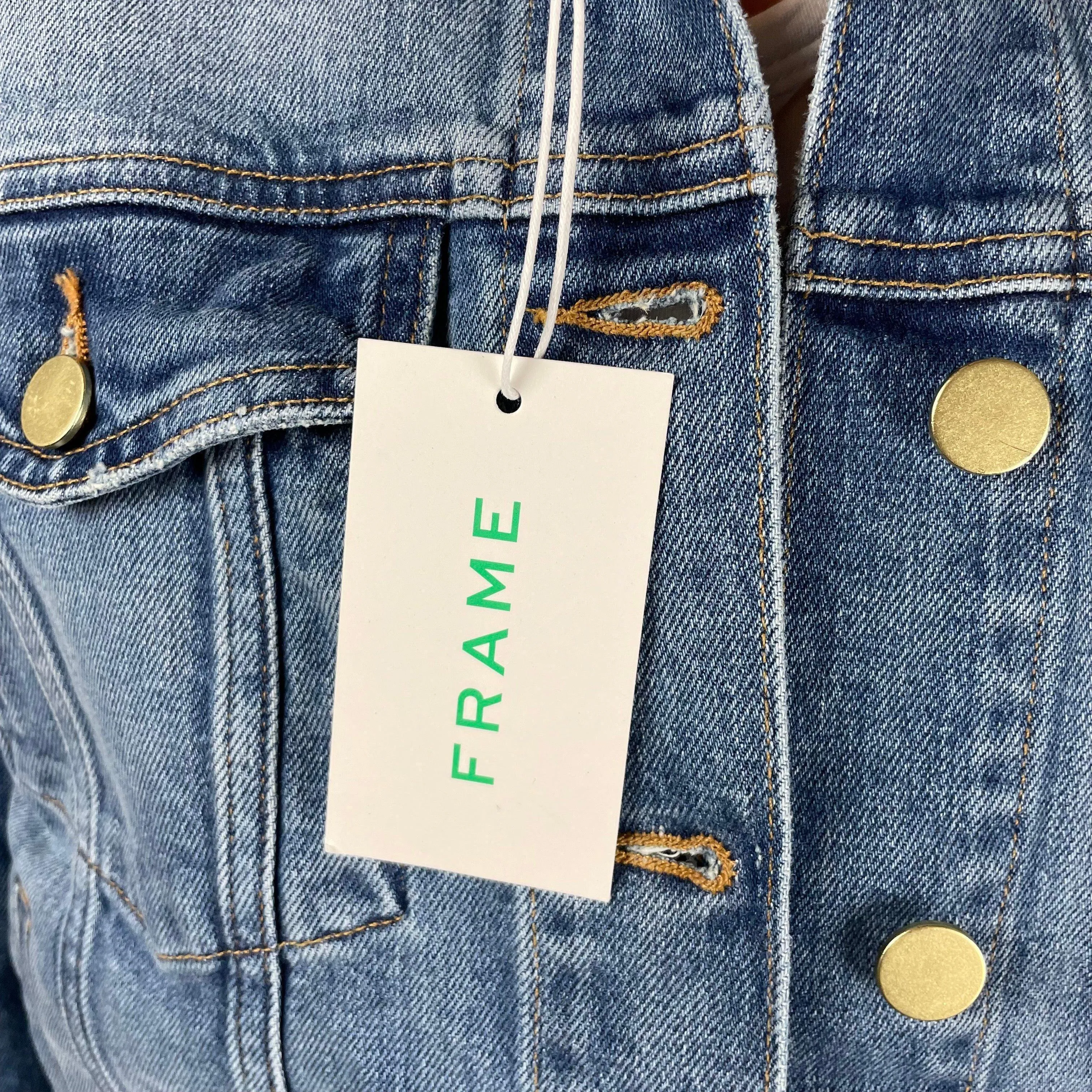 NWT - Frame 'Le Vintage' Stretch  Denim Jacket $319 - Size M