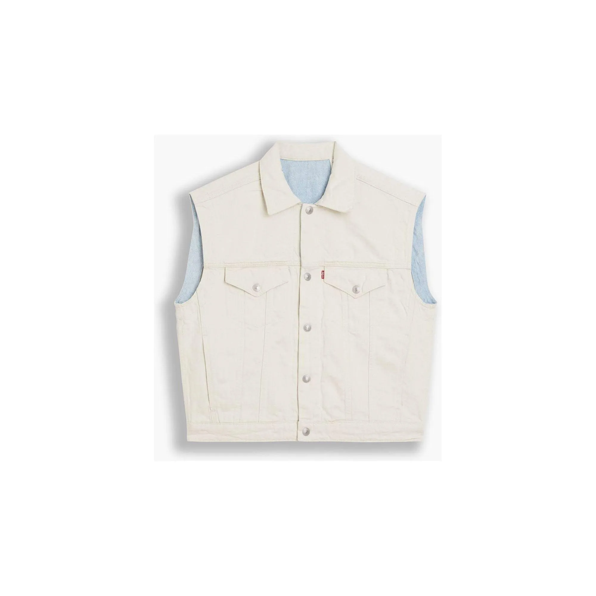NWT - Levis Wellthread Sleeveless Trucker Jacket - Size L