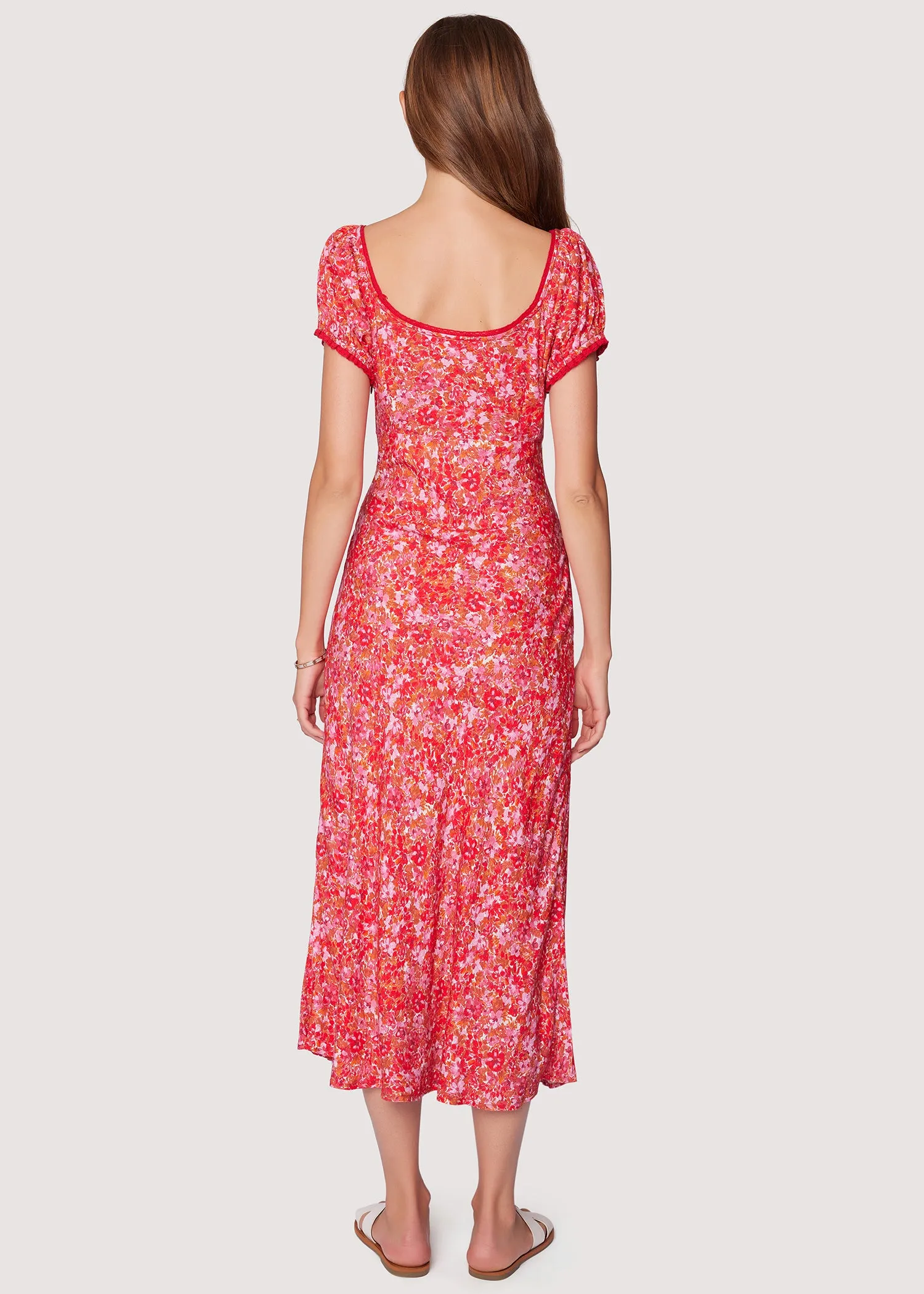 Petal Patch Midi Dress