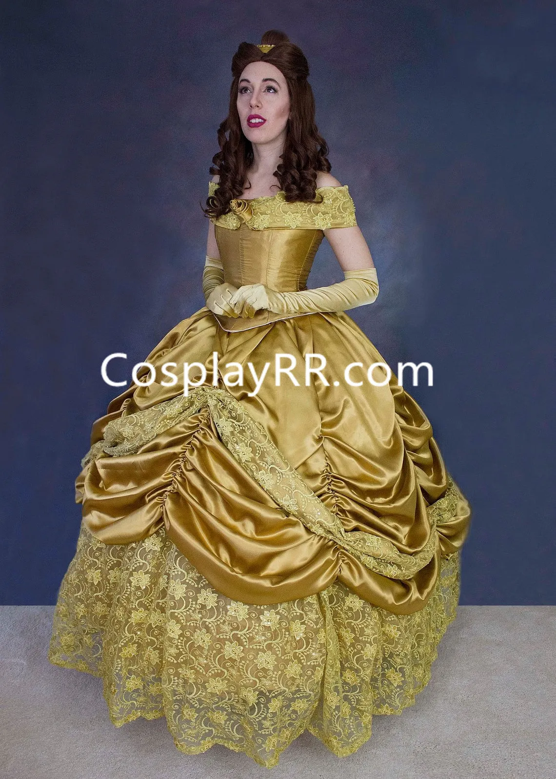 Princess Belle Dress Gold Costume