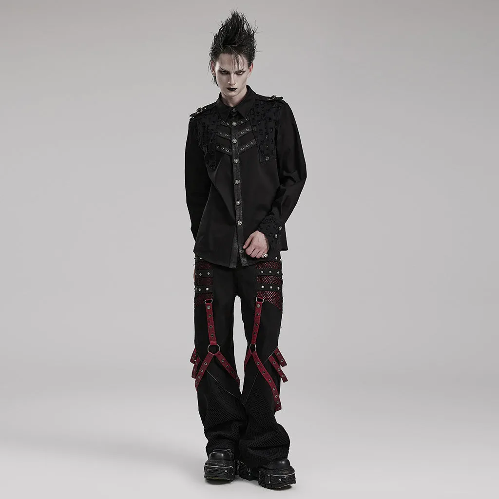 Punk wide leg trousers WK-602XCM