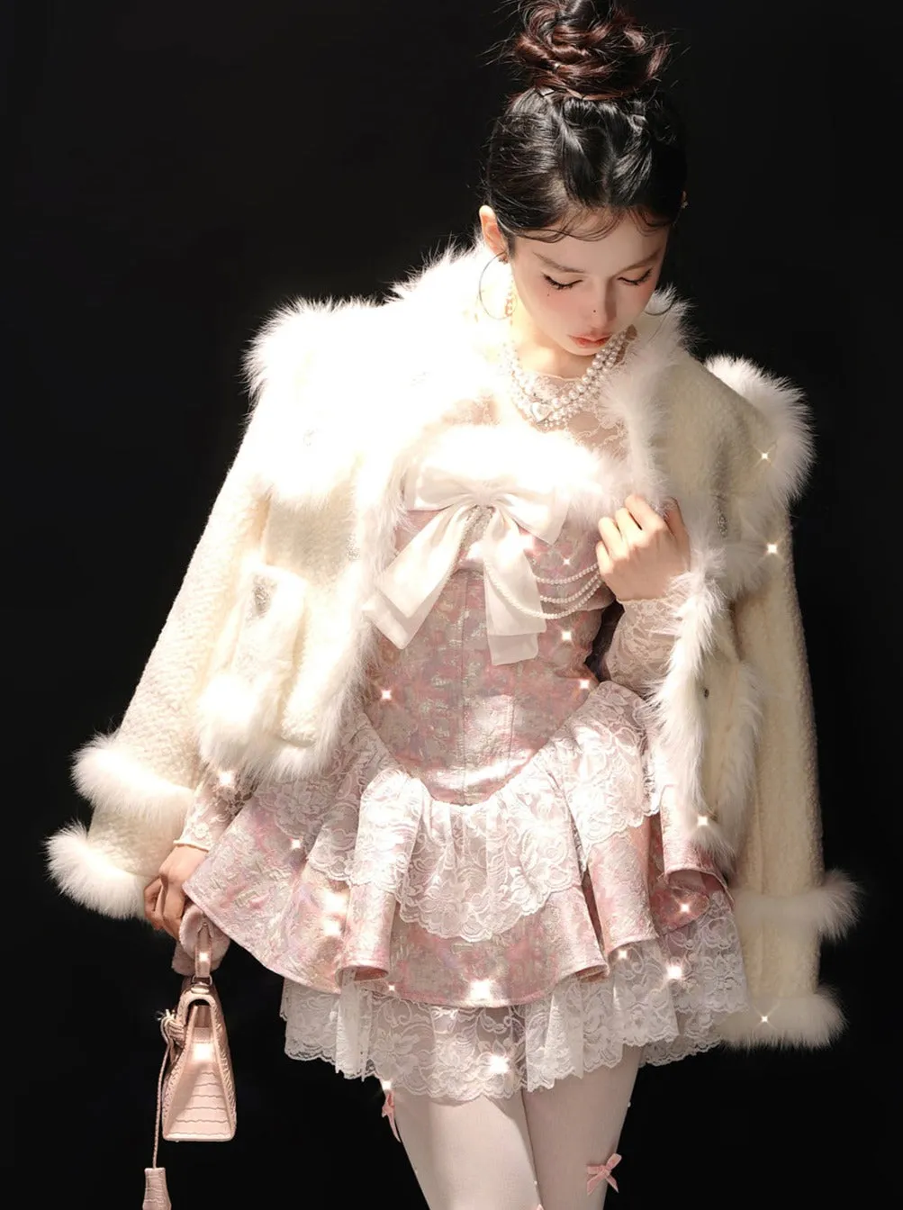 Ribbon Princess Letter Love Dress Rich
