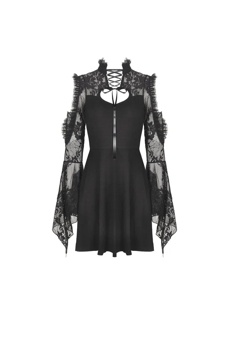 Rock princess lace sexy shouders dress  DW485