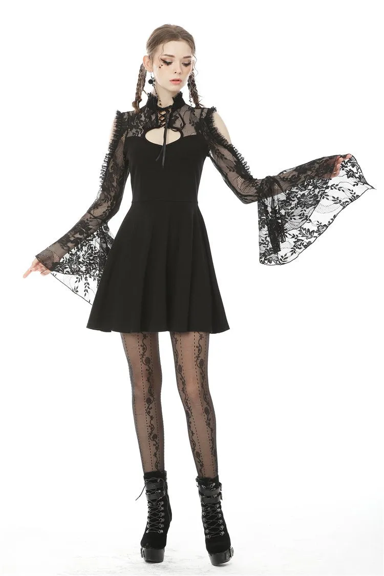 Rock princess lace sexy shouders dress  DW485