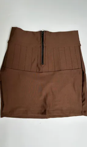 Skirt Saia Lipo Brown