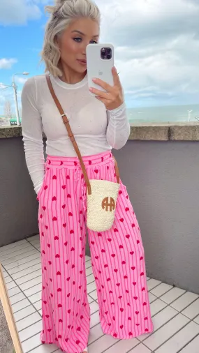 SUNDAE LOVE PALAZZO TROUSERS